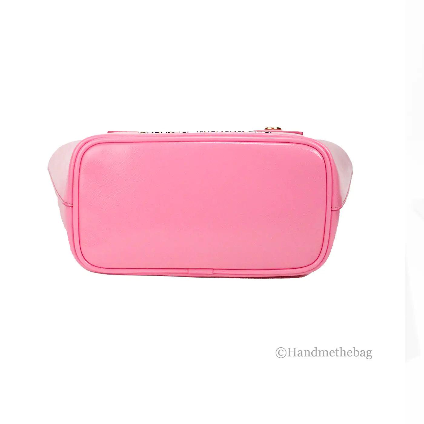 Marc Jacobs Small Candy Pink Leather Tote Crossbody Bag - Evallys.com # #