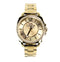 Coach Boyfriend Crystal Bezel Yellow Gold Toned Wrist Watch - Evallys.com # #