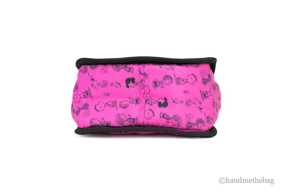 Marc Jacobs X Peanuts Mini Fuchsia Puffy Nylon Tote - Evallys.com # #