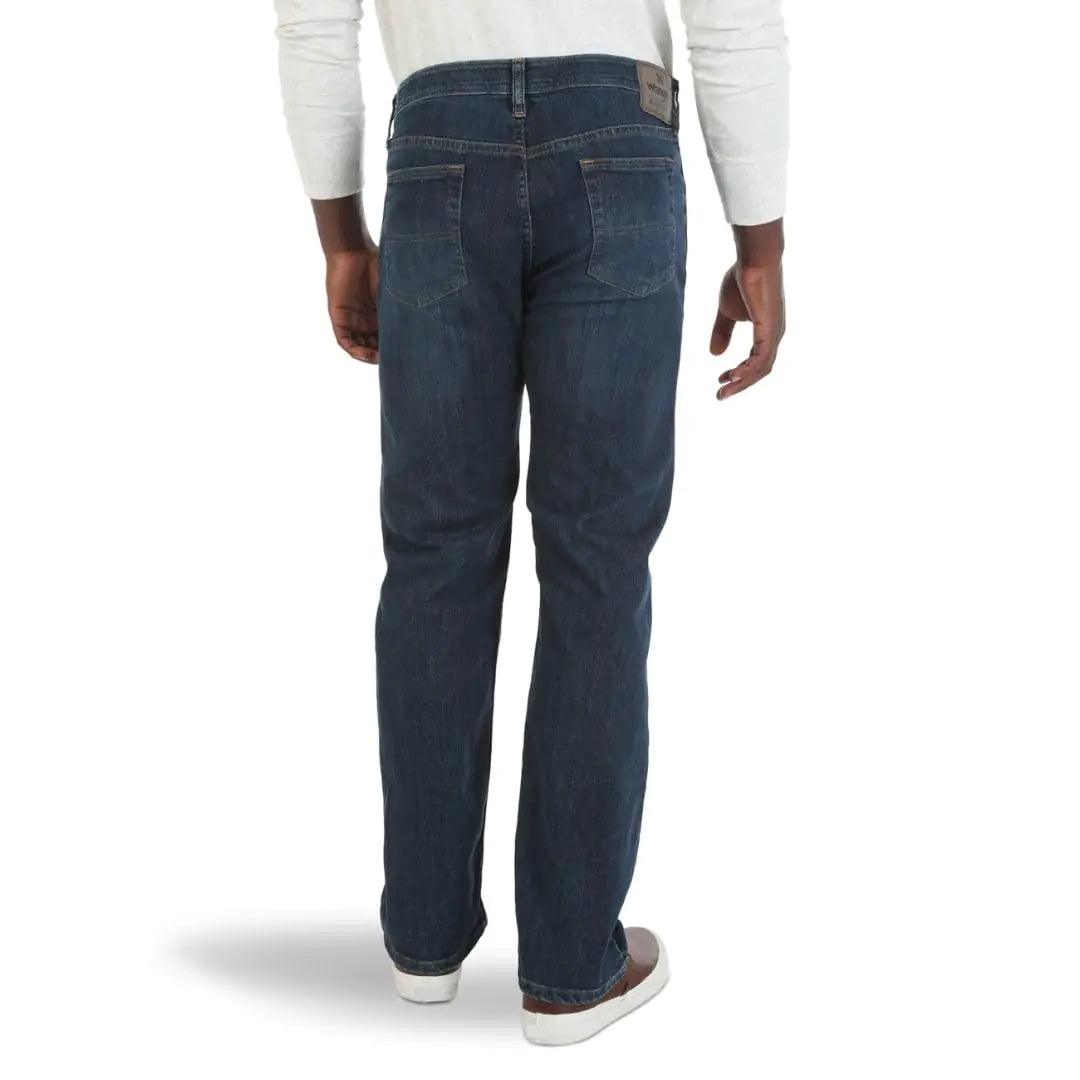 Wrangler Authentics Men's Comfort Flex Waist Relaxed Fit Jean 40W x 32L Carbon - Evallys.com # #