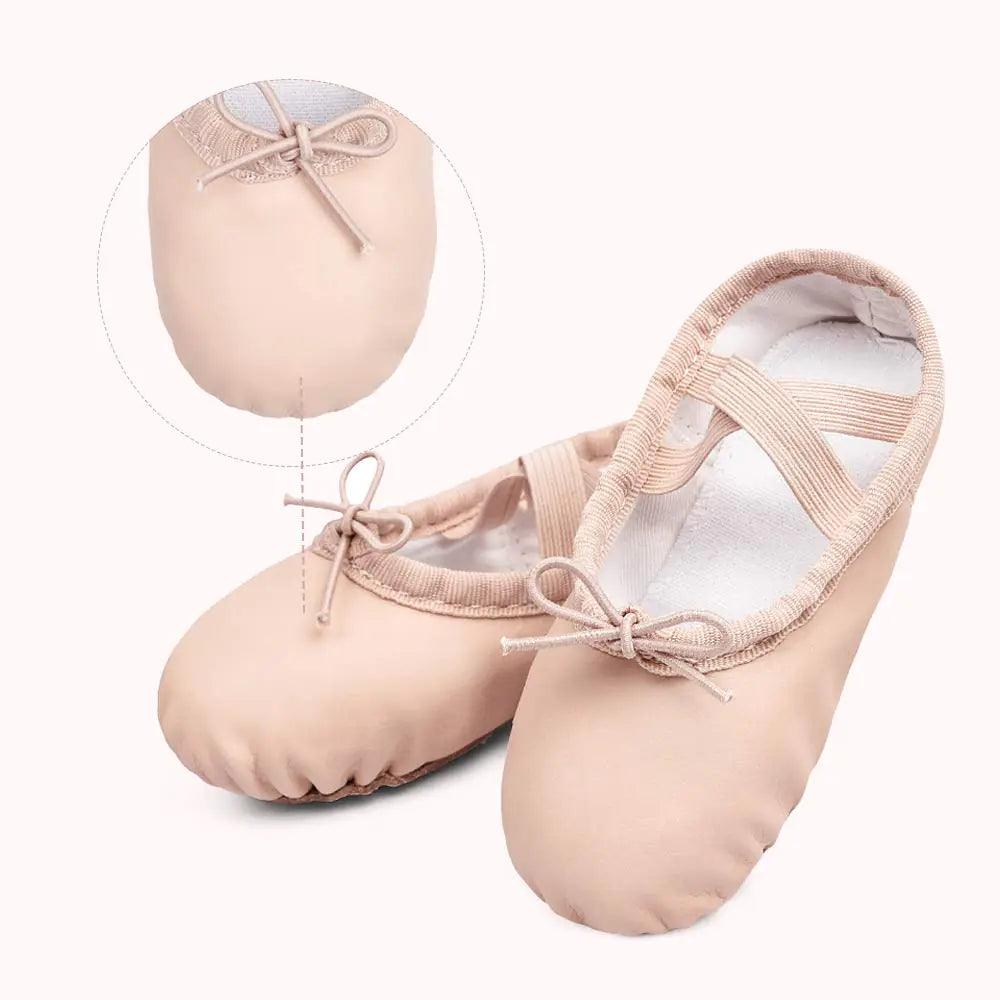 Stelle Ballet Shoes for Girls Toddler Ballet Slippers Soft Leather Boys Dance Shoes for Toddler/Little Kid/Big Kid 9 Toddler Pink - Evallys.com # #