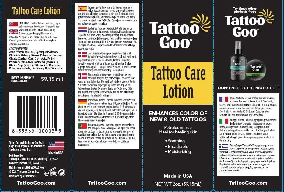 Tattoo Goo Aftercare Kit Includes Antimicrobial Soap, Balm, and Lotion, Tattoo Care for Color Enhancement + Quick Healing - Vegan, Cruelty-Free, Petroleum-Free (3 Piece Set) - Evallys.com # #