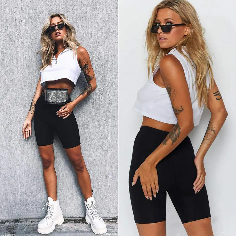 3 Pack Biker Shorts for Women – 8"/5"/3" High Waisted Tummy Control Workout Yoga Running Athletic Shorts 8 inch XX-Large Black/Dark Grey/Wine - Evallys.com # #