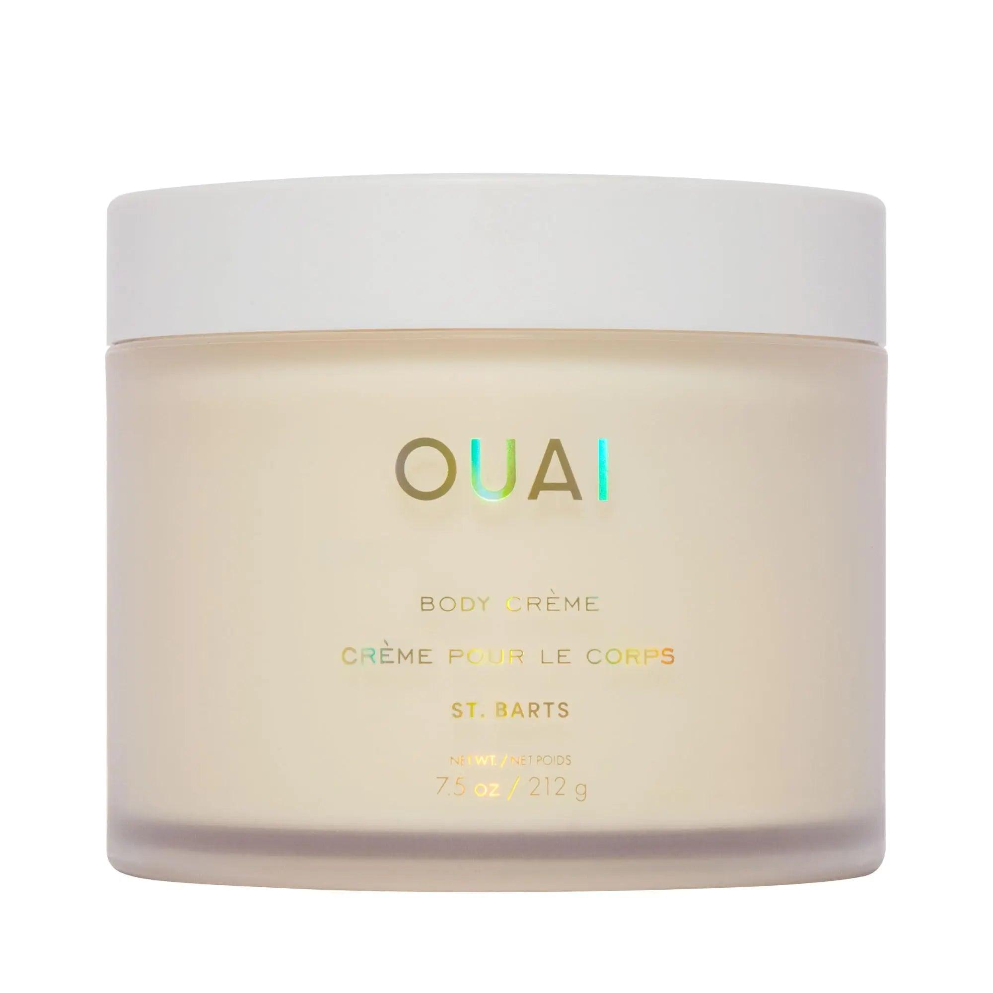 OUAI Body Cream, St. Barts - Hydrating Whipped Body Cream with Cupuaçu Butter, Coconut Oil and Squalane - Softens Skin and Delivers Healthy-Looking Glow - Sulfate-Free Skin Care - 7.5 Oz - Evallys.com # #