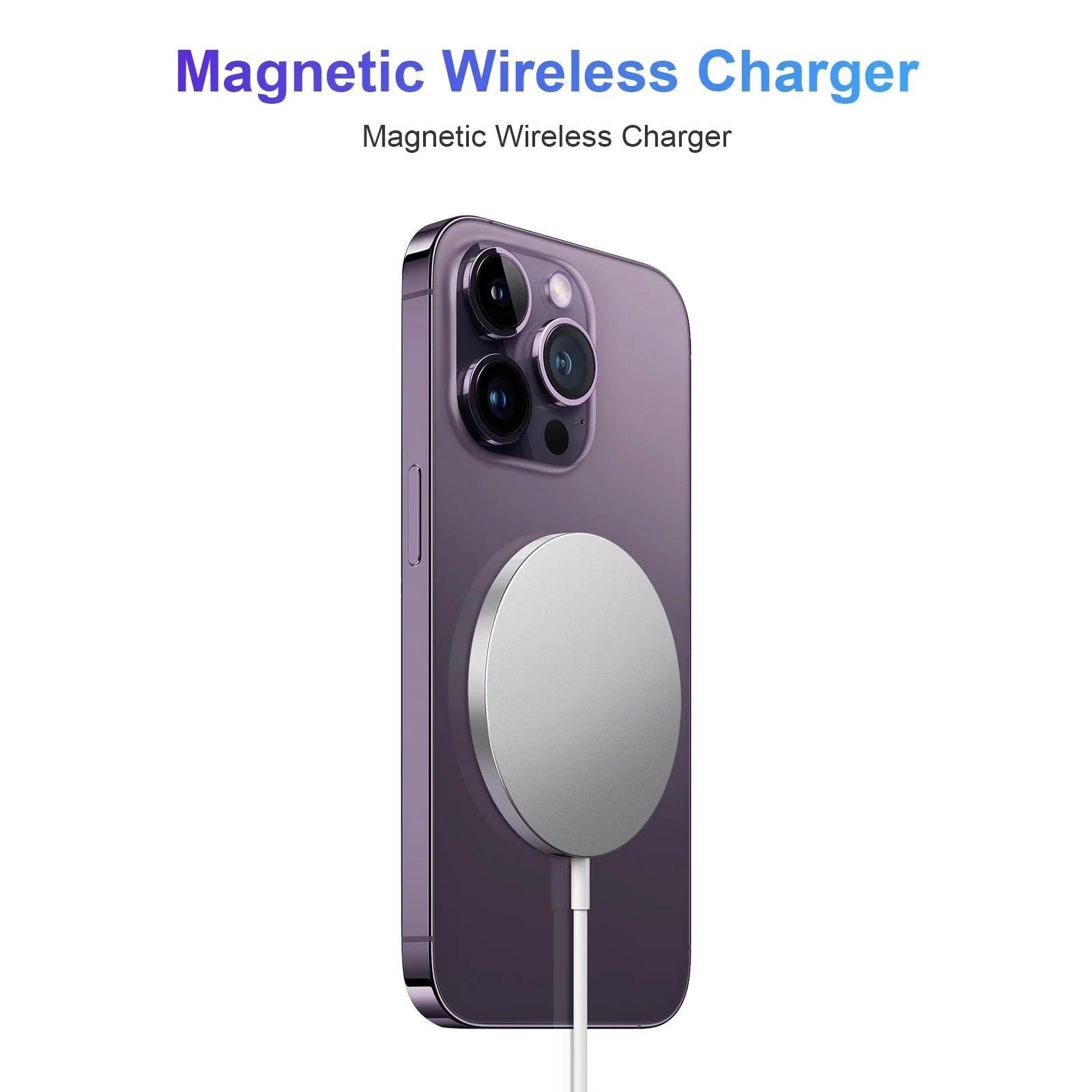 GREPHONE Wireless Charger, Iphone Charger, Magsafe(No Wall Charger) Compatible with Iphone, Air Pods - Evallys.com # #