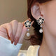 Women's Fashion Temperament Pearl Vintage Earrings - Evallys.com