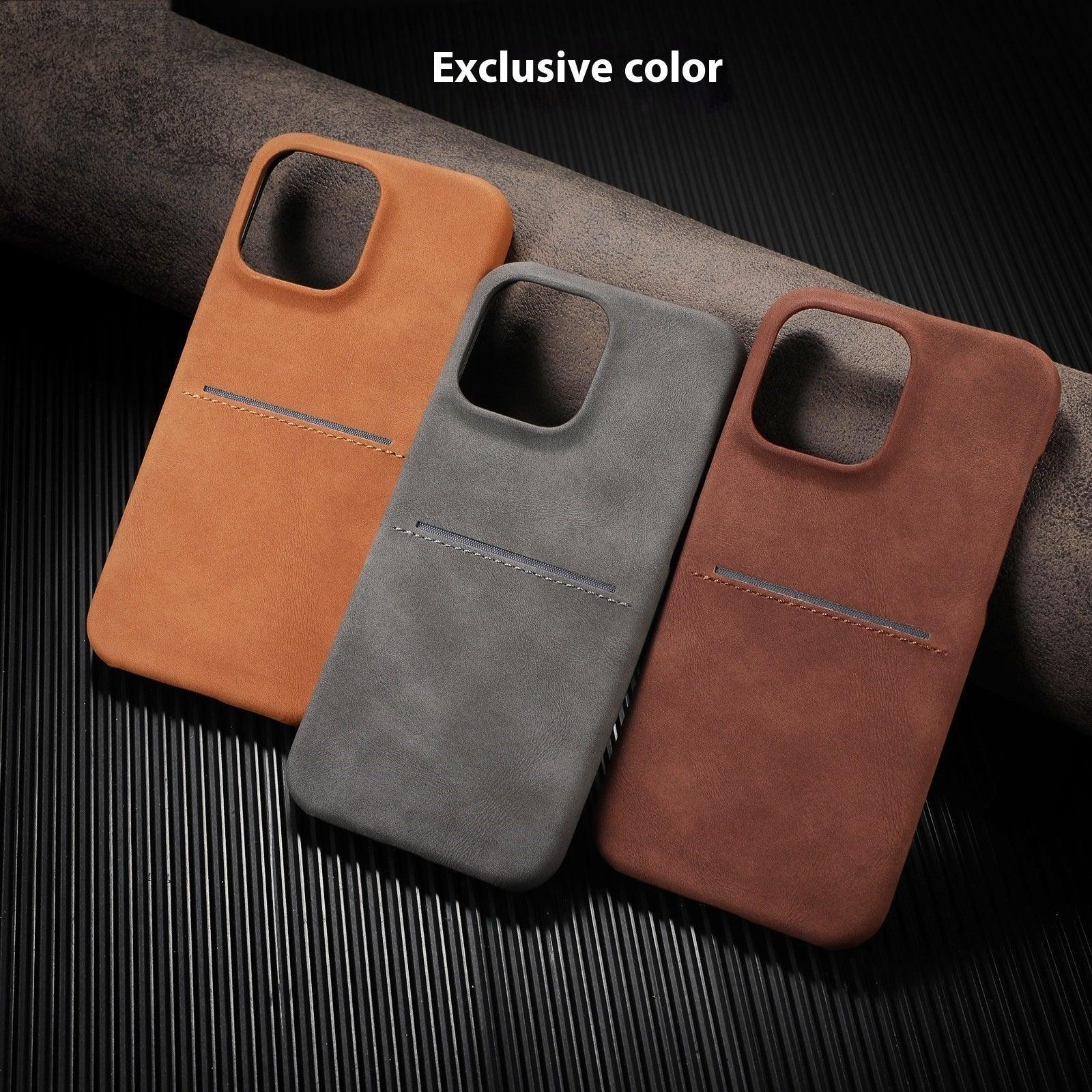 Suitable Phone Case Sheepskin Feeling Business Drop-resistant Protective Cover - Evallys.com # #