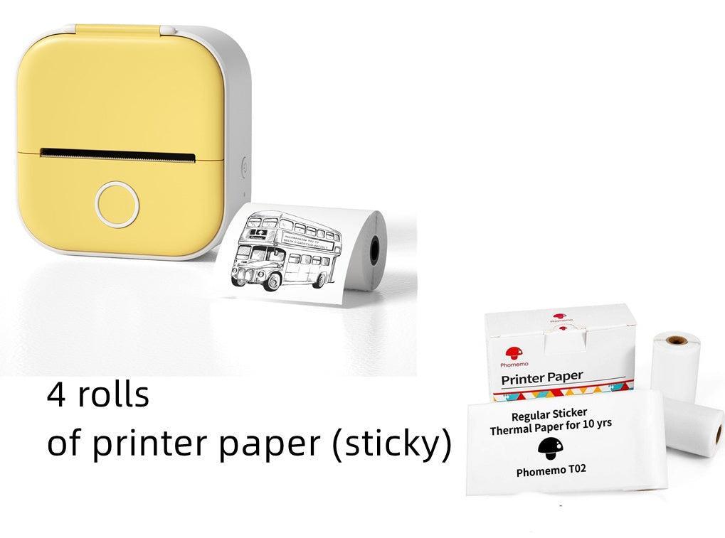 Portable Mini Thermal Label Printer Home Photo Printer Student Wrong Question Printer Bluetooth Mini Label Printer Price Tag - Evallys.com