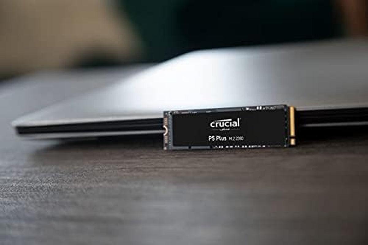 Crucial P5 plus 1TB Pcie Gen4 3D NAND Nvme M.2 Gaming SSD, up to 6600Mb/S - CT1000P5PSSD8 Solid State Drive - Evallys.com # #