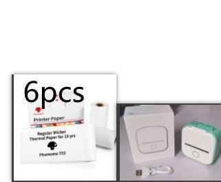 Portable Mini Thermal Label Printer Home Photo Printer Student Wrong Question Printer Bluetooth Mini Label Printer Price Tag - Evallys.com # #