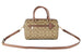 Coach (F83607) Rowan Khaki Saddle Leather Medium Satchel Crossbody Bag Handbag - Evallys.com # #