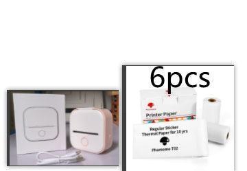Portable Mini Thermal Label Printer Home Photo Printer Student Wrong Question Printer Bluetooth Mini Label Printer Price Tag - Evallys.com