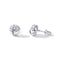 PAVOI 14K Gold Plated Sterling Silver Post Love Knot Stud Earrings | Gold Earrings for Women White Gold Plain - Evallys.com # #