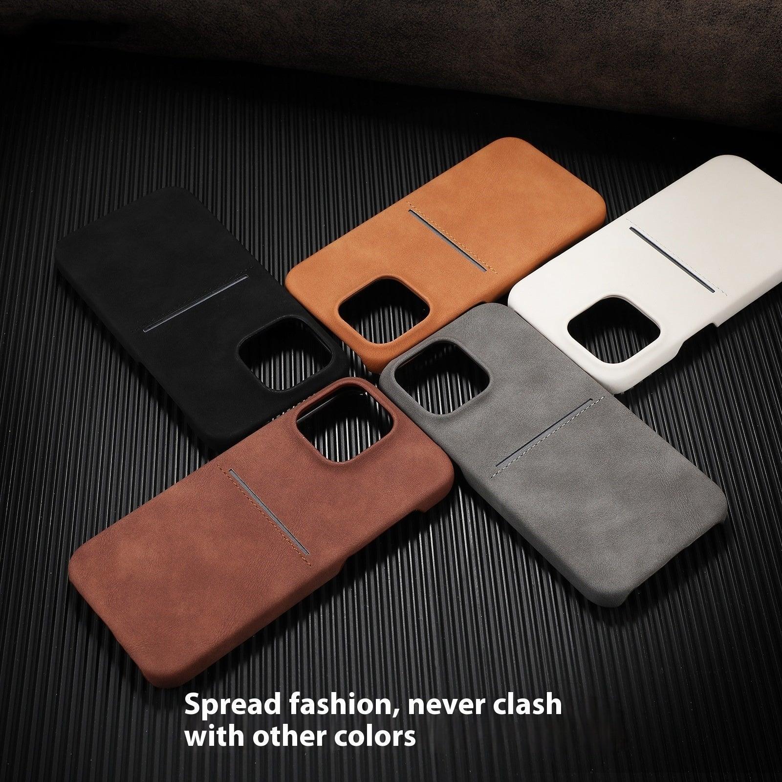 Suitable Phone Case Sheepskin Feeling Business Drop-resistant Protective Cover - Evallys.com # #