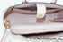 Michael Kors Kali Medium Optic White Rose Gold Signature PVC Satchel iPad Case Handbag - Evallys.com # #