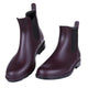 Asgard Women's Ankle Rain Boots Waterproof Chelsea Boots 12 Burgundy - Evallys.com