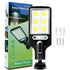 LED Solar Motion Sensor Light Bright Garden Outdoor Street Wall Lamp Solar Wall Lamp Lights Outdoor Road Lamp For Garden, Yard, Garage, Path - Evallys.com # #