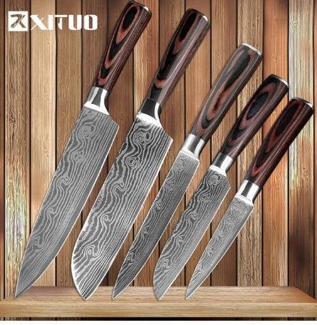 Carpenter's Special Set 6-piece Set 8-piece Set Knife Chef Knife Kitchen Knife Cooking - Evallys.com # #