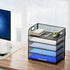 Marbrasse 2 Pack Desk Organizer with Handle, 5 Tier Paper Organizer Letter Tray Organizer, Mesh Desk File Organizer for Office, School and Home - Evallys.com # #