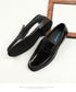 Korean Style One-foot Patent Leather Round Toe Loafers Commuter Shoes - Evallys.com # #