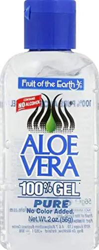 Fruit of the Earth Aloe Vera Gel, 2 oz (56 g) (Bundle of 3) Fresh 12 Ounce (Pack of 3) - Evallys.com # #