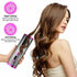 Electric LCD Display Automatic Rotating Cordless Hair Curler Fast Curling Iron Tongs Portable USB Rechargeable With Comb Safe USB Cordless Automatic Rotating Hair Curler Hair Waver Curling Iron - Evallys.com # #