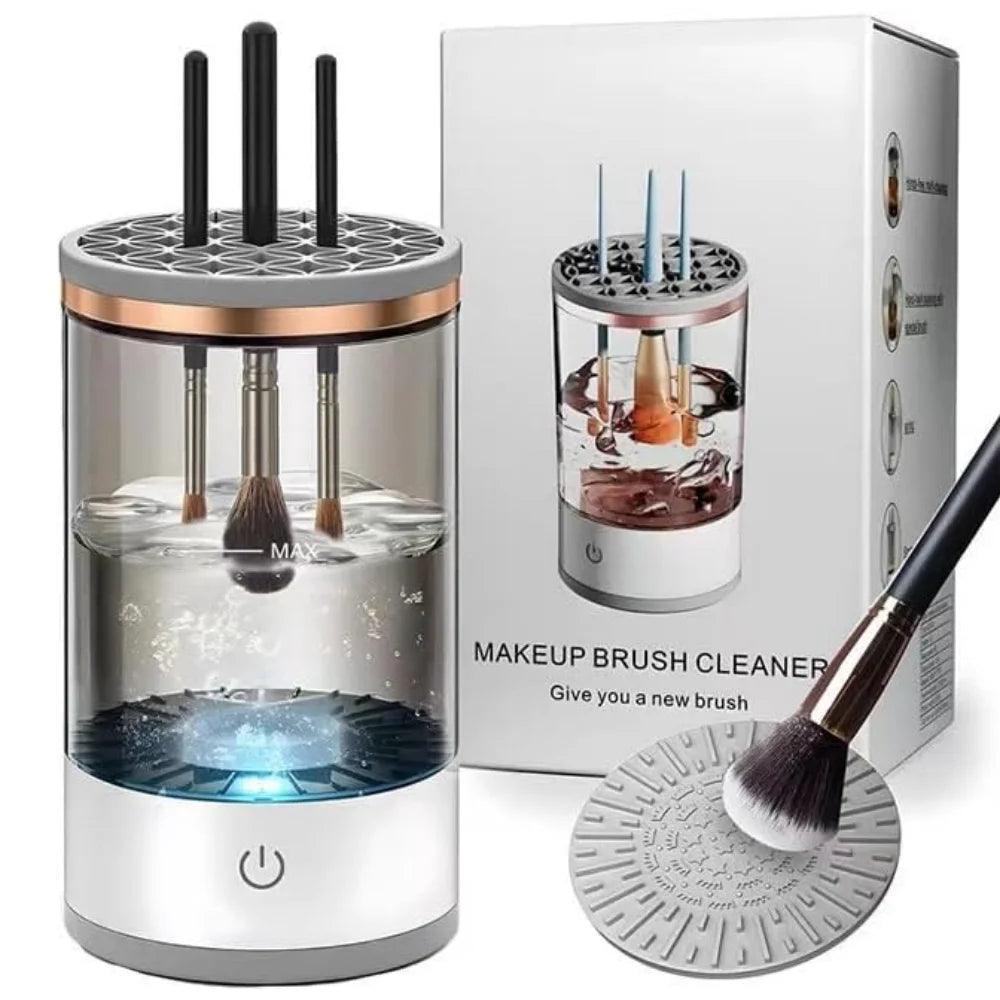 Brushly Pro Cosmetic Brush Cleaner, Brushy Makeup Brush Cleaner, Upgraded Electric Makeup Brush Cleaner, Automatic Spinning Makeup Brush Cleaner for for All Size - Evallys.com # #