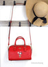 Coach X Disney Rowan Medium Red Minnie Mouse Satchel - Evallys.com # #