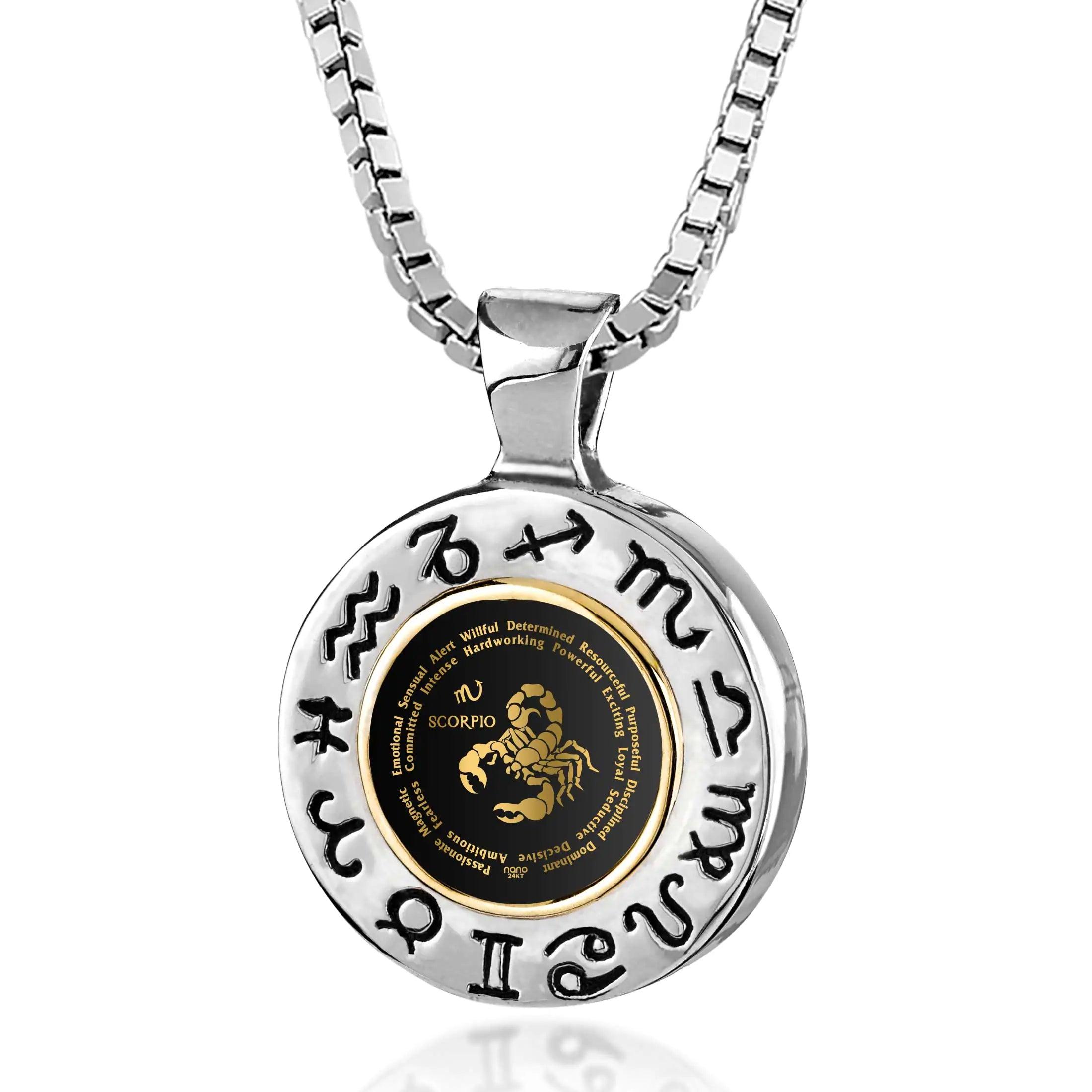 Scorpio Zodiac Sign Necklace - Evallys.com # #