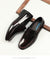 Korean Style One-foot Patent Leather Round Toe Loafers Commuter Shoes - Evallys.com # #