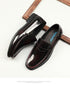 Korean Style One-foot Patent Leather Round Toe Loafers Commuter Shoes - Evallys.com # #