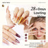 modelones Cat Eye Gel Nail Polish Set 6 Colors, Glitter Nude Shiny Champagne Burgundy Gold Magnetic Effect Sparkle Stunning Home Nail Art Gel Kit Gift A- Cosmo Party - Evallys.com # #