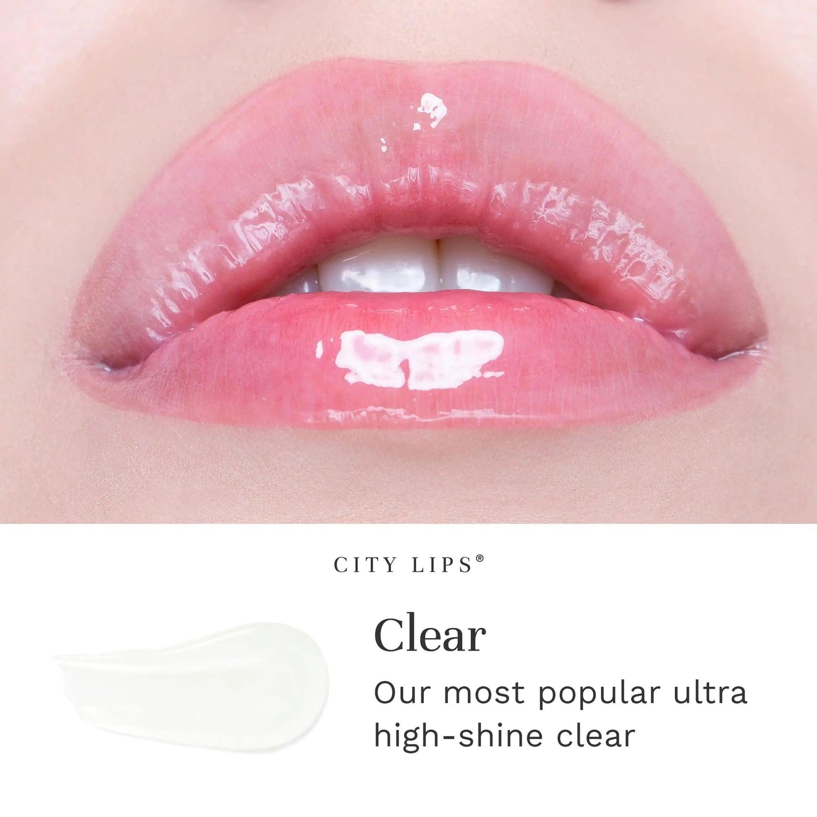 City Beauty City Lips Clear - Plumping Lip Gloss - Hydrate & Volumize - High Shine Lip Plumper - Hyaluronic Acid & Peptides Visibly Smooth Lip Wrinkles - Cruelty-Free - Evallys.com # #