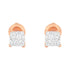 10K Gold Princess Diamond Composite Stud Earring (1/2 cttw, I-J Color, I1-I2 Clarity) - Evallys.com # #