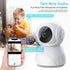 Baby Monitor -3K 5MP Video Baby Monitor with Camera and Audio - Baby Monitor Wifi Smartphone with Night Vision, Video Recording, App Control, Motion Detection/Tracking, 2-Way Audio - Evallys.com # #