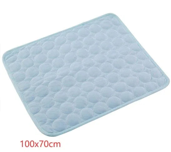 Pet Dog Cat Ice Silk Cold Nest Pad For Cooling In Summer - Evallys.com