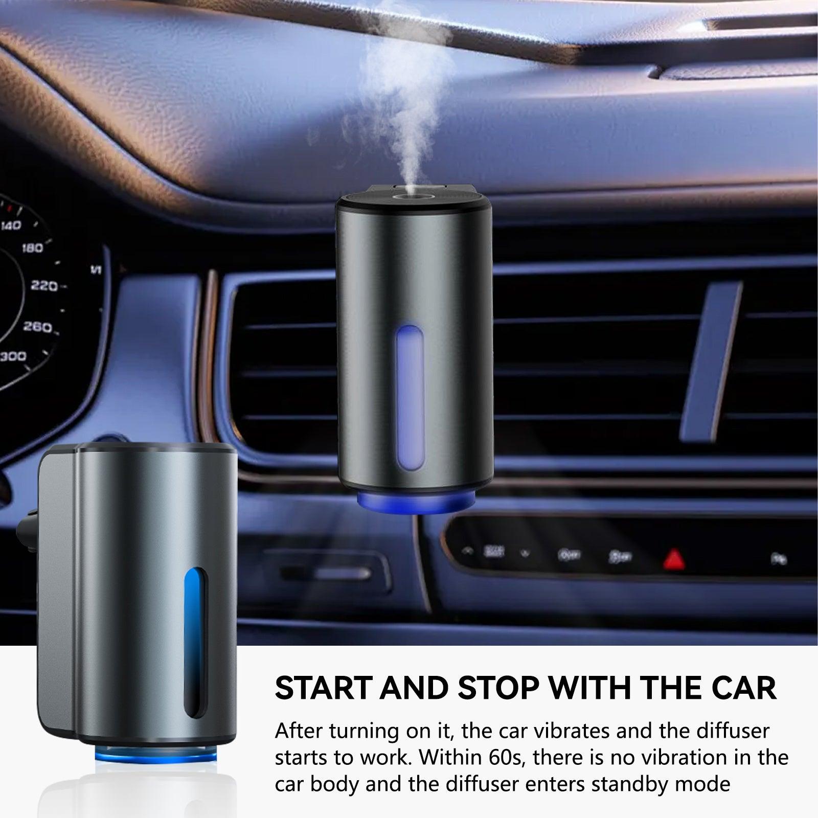 Car Air Fresheners Natural French Perfume Lasts 45 Days, Portable Waterless Car Diffuser Air Freshener Car Aromatherapy Diffuser, Adjust Concentration Scent - Evallys.com # #