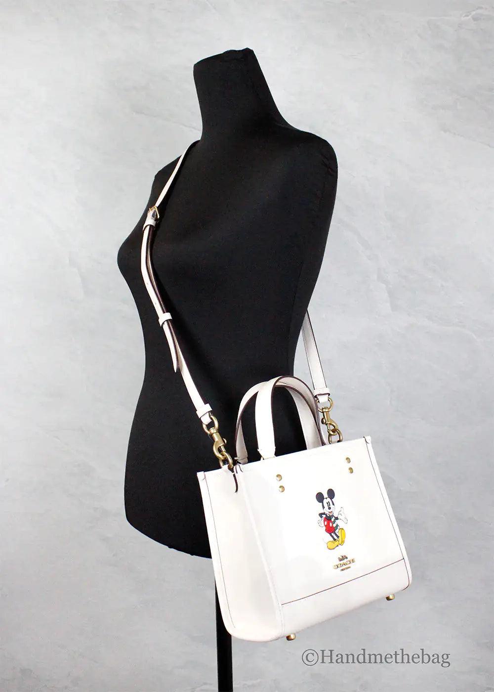 Coach X Disney Dempsey Small Mickey Mouse Tote 22 Bag - Evallys.com # #