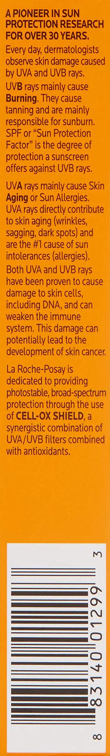 La Roche-Posay Anthelios Light Fluid Facial Sunscreen SPF 60 | Lightweight Sunscreen For Face | Fluid Texture | Broad Spectrum SPF + Antioxidants | Oil Free & Oxybenzone Free | Travel Size 1.7 Fl. Oz. - Evallys.com # #