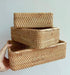 Handmade Rattan Tray Basket - Evallys.com # #