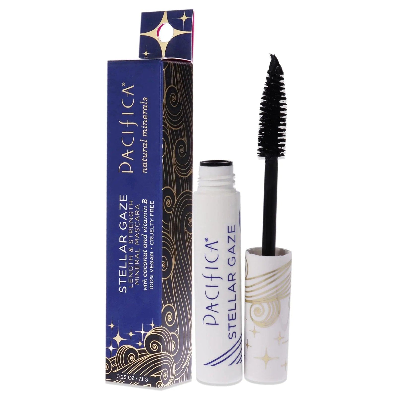 Pacifica Stellar Gaze Length & Strength Mineral Mascara (Supernova) Stellar Gaze Length & Strength Mineral Mascara Super Nova (black) 0.25 Fl Oz (Pack of 1) - Evallys.com # #