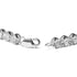 .925 Sterling Silver 1/4 Cttw Miracle-Set Diamond Starburst Round Link Tennis Bracelet (I-J Color, I2-I3 Clarity) - Size 7.25" - Evallys.com # #