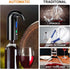 Electric Wine Aerator, Electric Wine Pourer and Wine Dispenser Pump, Multi-Smart Automatic Filter Wine Dispenser with USB Rechargeable for Travel, Home and Bar(Black) - Evallys.com # #