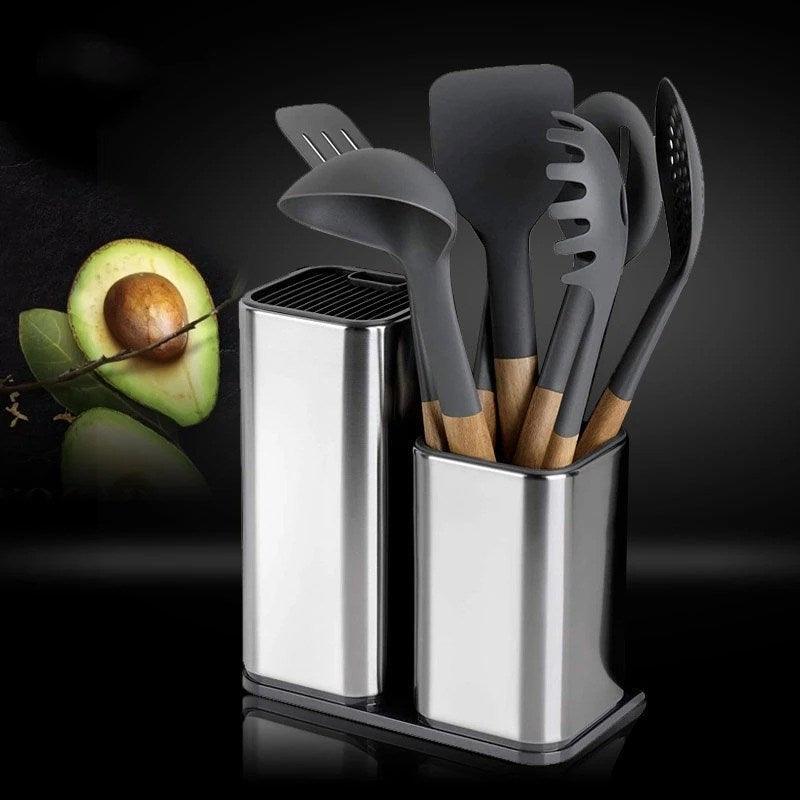 Creative Tool Holder Large Capacity Holder Multifunctional Kitchen Tool - Evallys.com # #