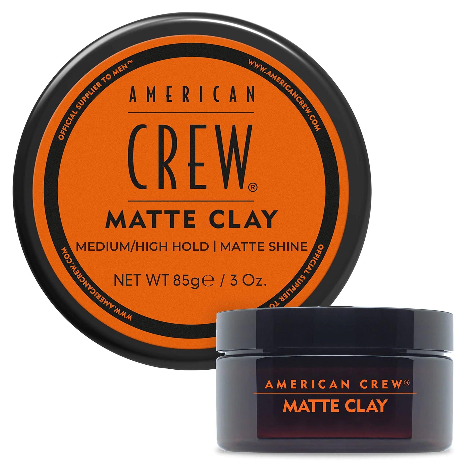 American Crew Men's Hair Matte Clay, Like Hair Gel with Medium/High Hold, 3 Oz (Pack of 1) Unscented 3 Ounce (Pack of 1) - Evallys.com # #