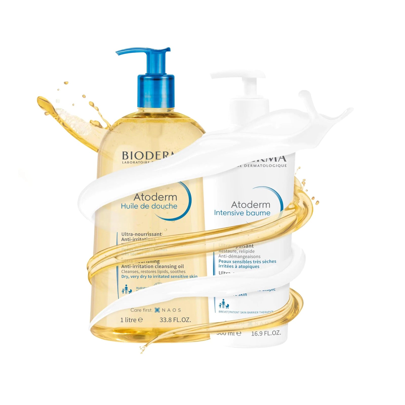 Bioderma Atoderm Shower Oil, Cleansing Oil For Face & Body, Nourishing Cleansing Oil 33.8 Fl Oz (Pack of 1) - Evallys.com # #