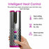 Electric LCD Display Automatic Rotating Cordless Hair Curler Fast Curling Iron Tongs Portable USB Rechargeable With Comb Safe USB Cordless Automatic Rotating Hair Curler Hair Waver Curling Iron - Evallys.com # #