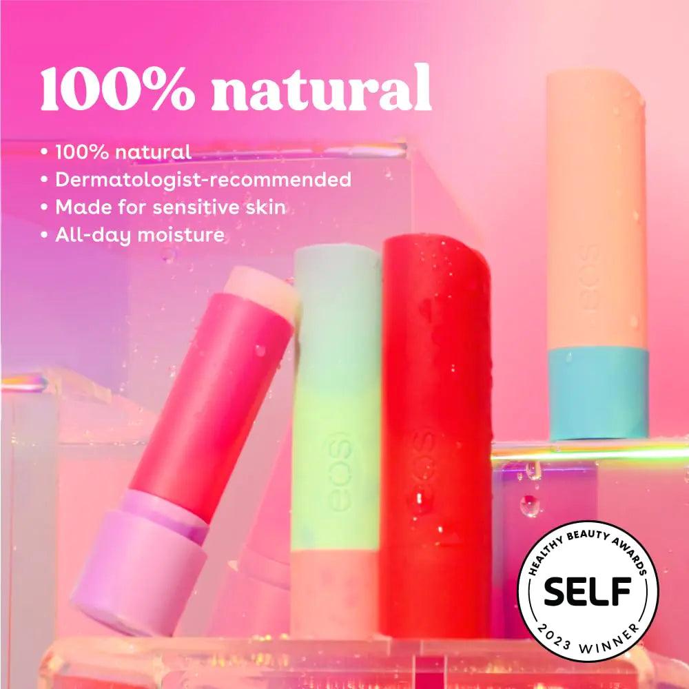 eos 100% Natural Lip Balm, Watermelon Frosé, All-Day Moisture, Lip Care Products, 0.14 oz, 2-Pack Watermelon Frosé - Evallys.com # #