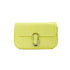 Marc Jacobs The Mini Shoulder Bag Yellow Embossed Crossbody - Evallys.com # #