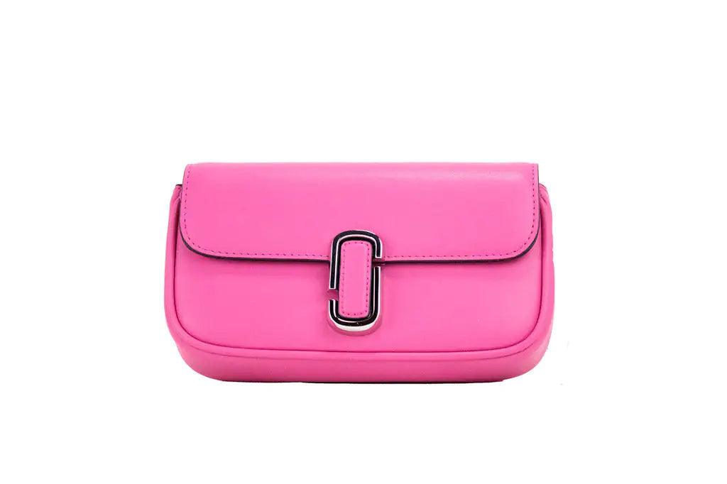 Marc Jacobs The J Marc Mini Magenta Shoulder Bag - Evallys.com # #